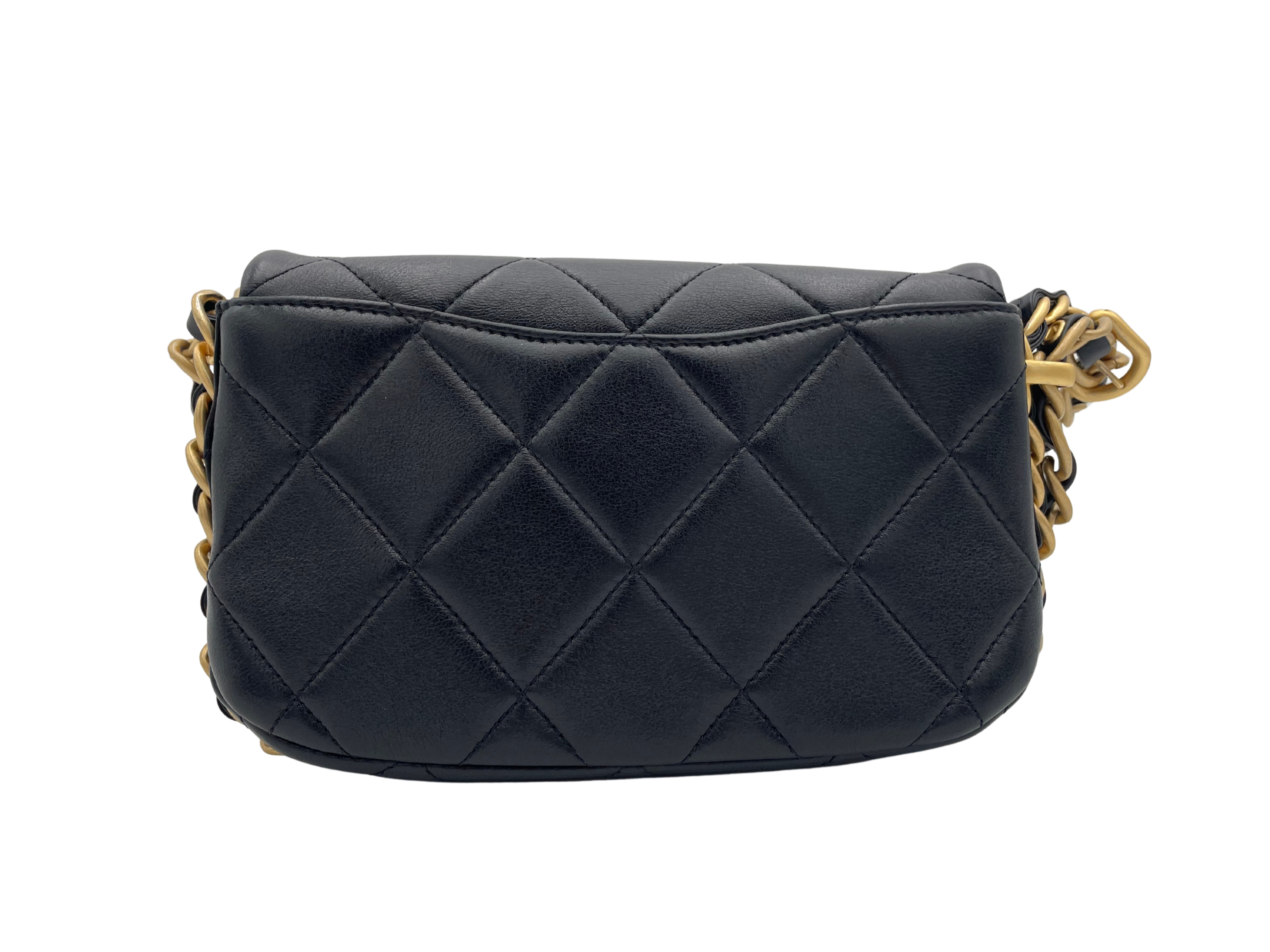CHANEL ココマーク マトラッセ チェーン ショルダーバッグ AS4451