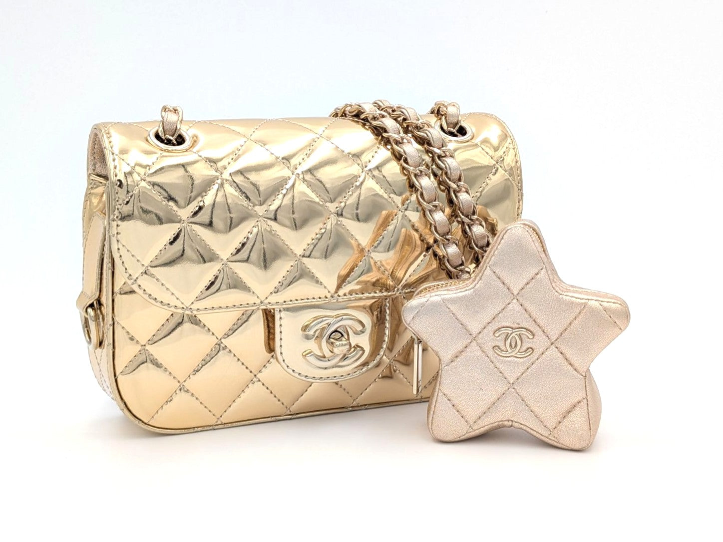 CHANEL 2024年クルーズコレクション マトラッセチェーンショルダーバック＆スターコインパース