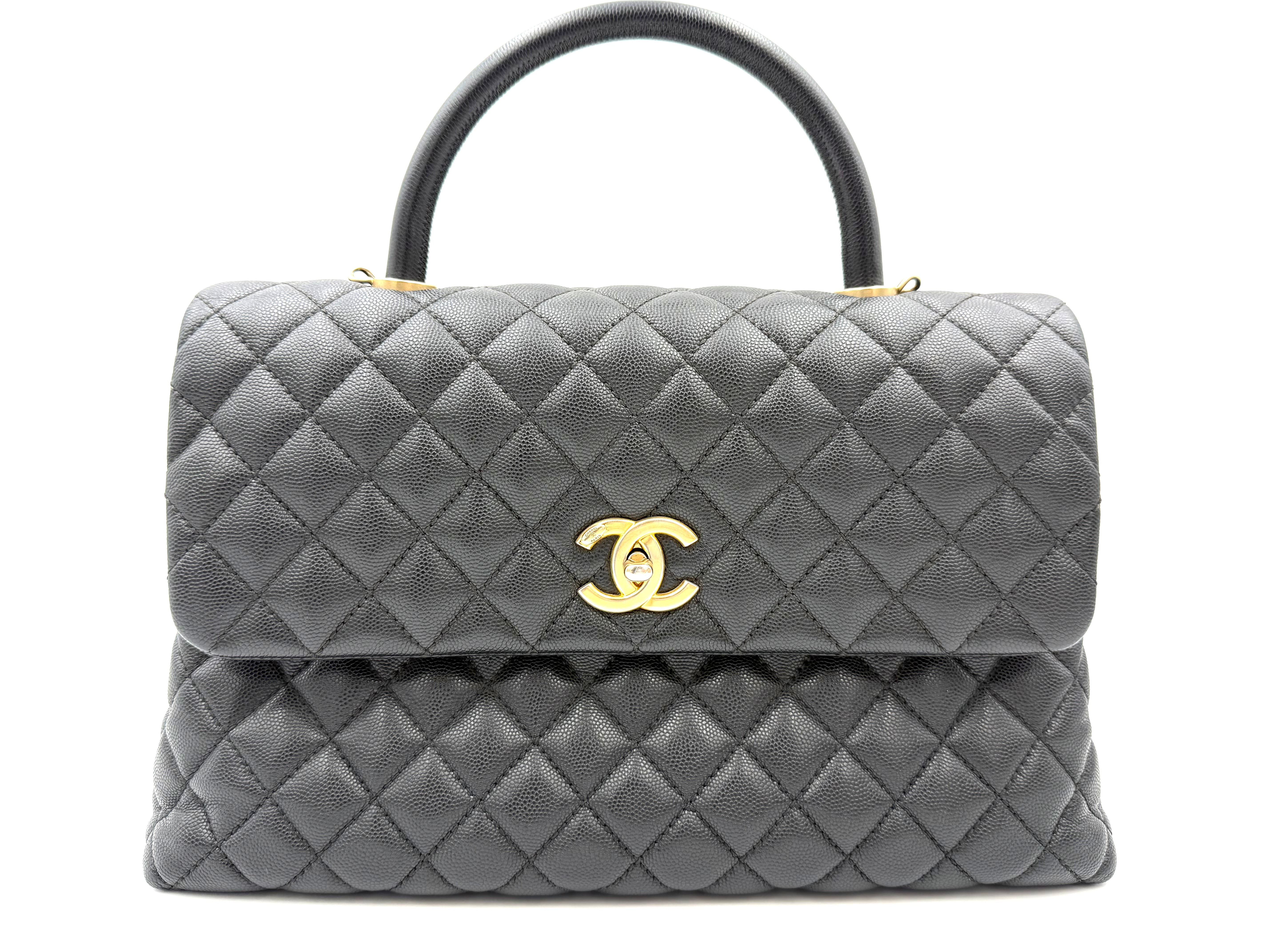 CHANEL ココハンドル33 マキシ 2Way ハンドバッグ