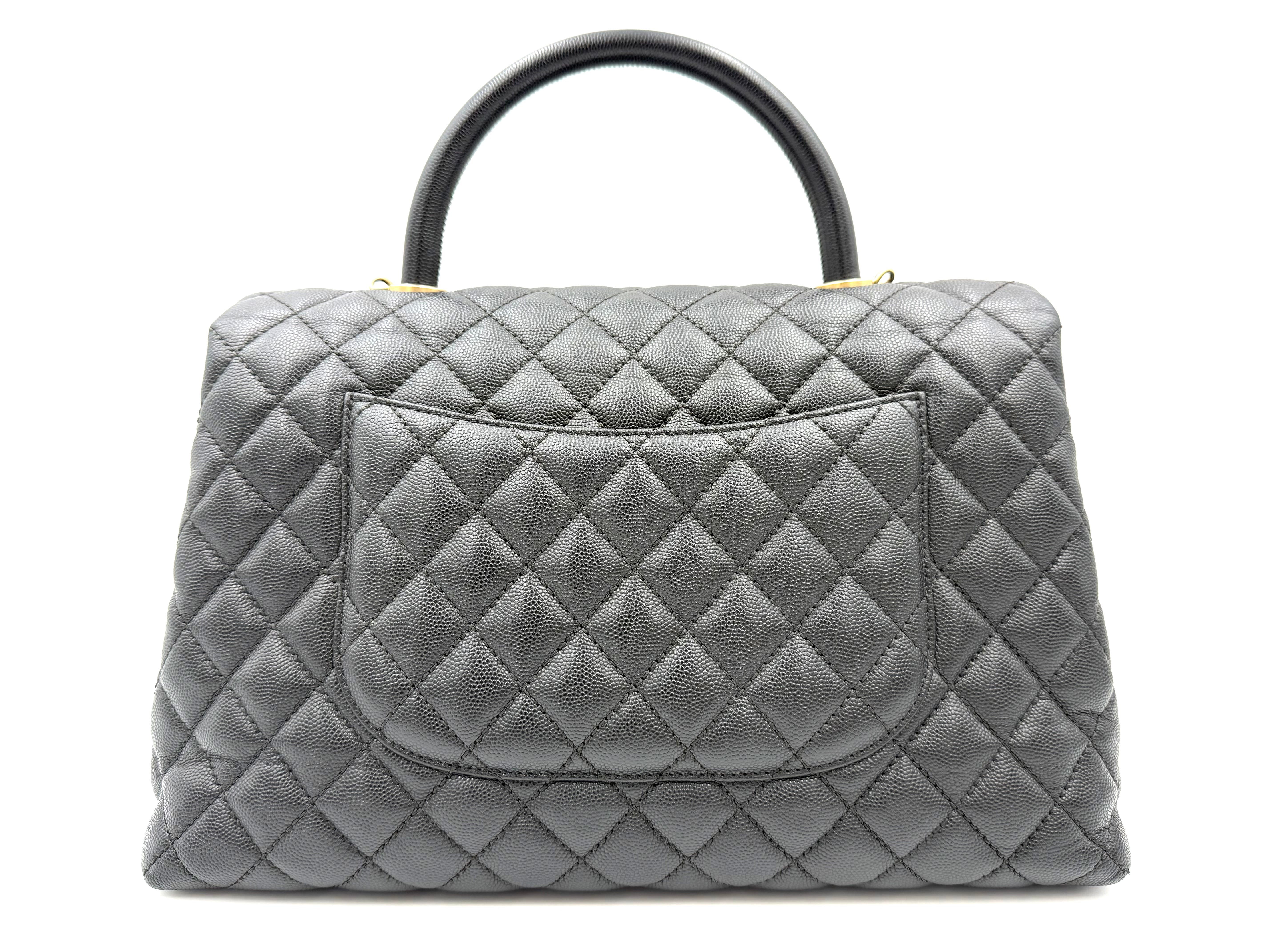 CHANEL ココハンドル33 マキシ 2Way ハンドバッグ