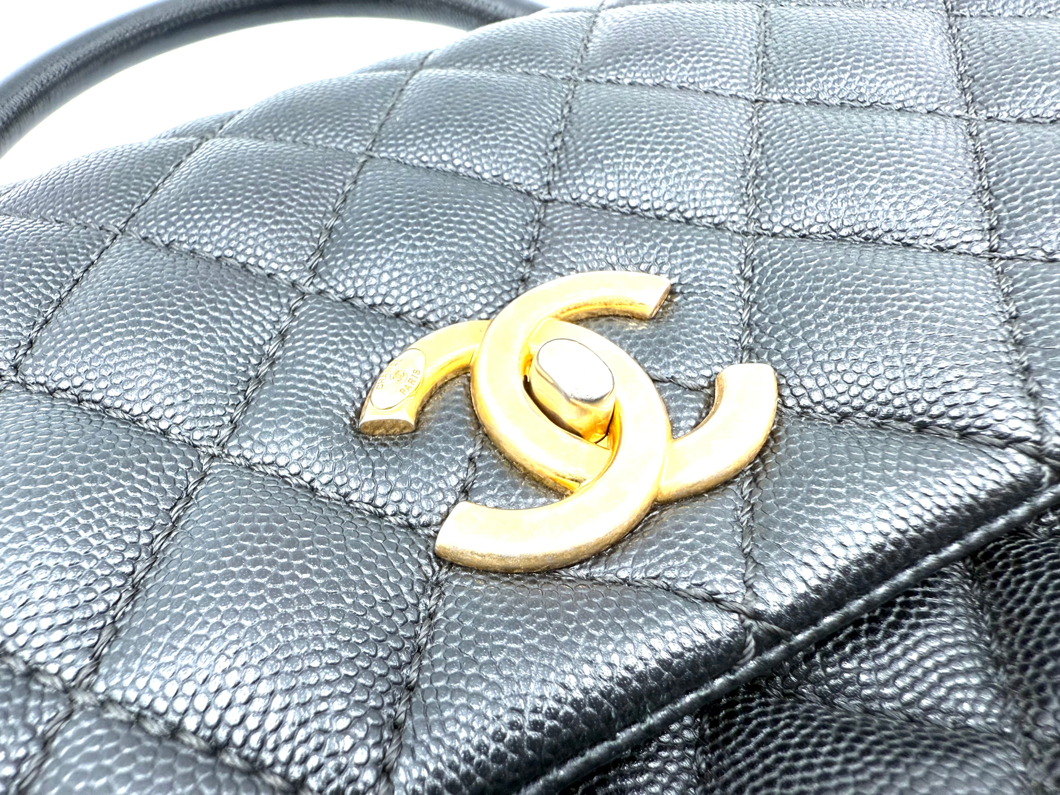 CHANEL ココハンドル33 マキシ 2Way ハンドバッグ